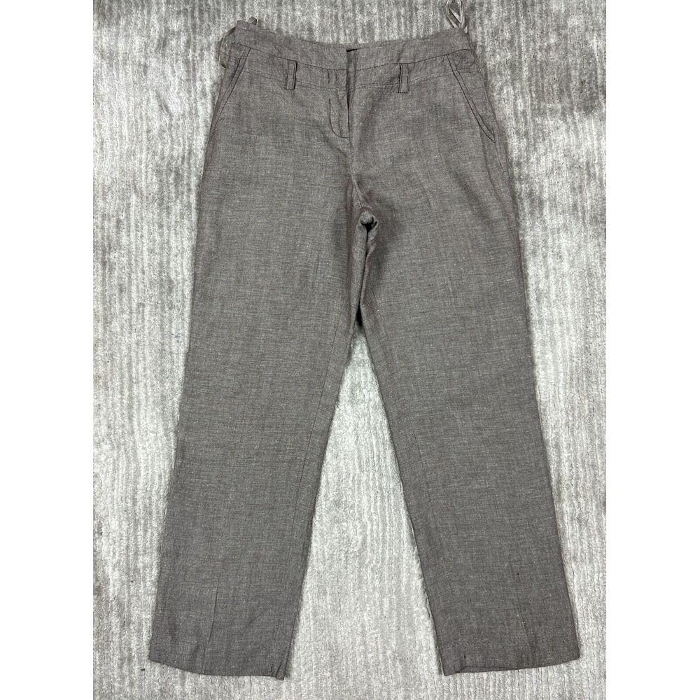 Kasper Gray Straight Leg Pants